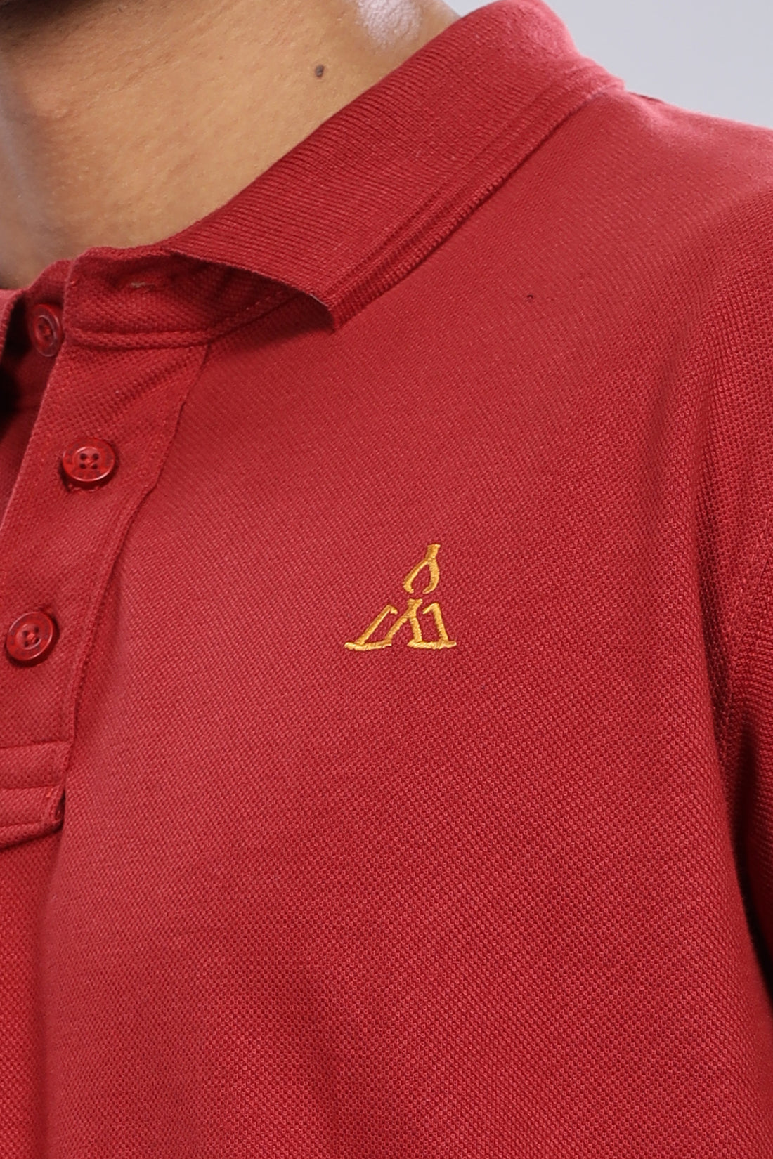 Embrace The Nature Executive Fit Rust color Polo T-Shirt